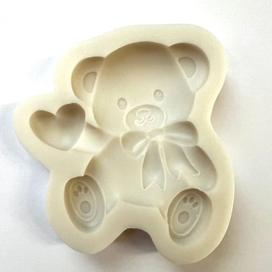 TEDDY BEAR WITH HEART MOLD