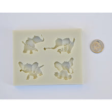 Load image into Gallery viewer, ELEPHANTS SILICONE MOLD - Shapem