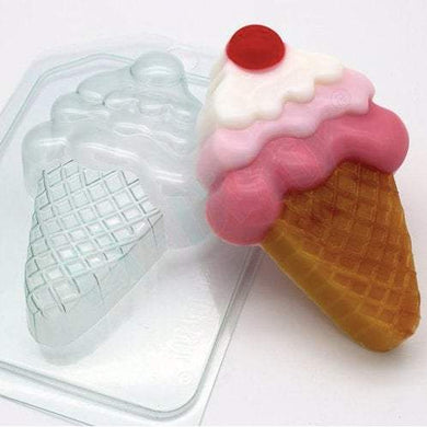 ICE CREAM CONE MOLD W/CHERRY - Shapem